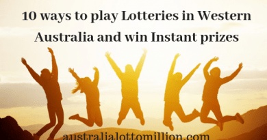 10 ways to play lotteries in Western Australia
