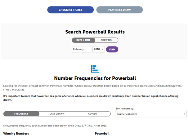 How to check powerball lottery at once