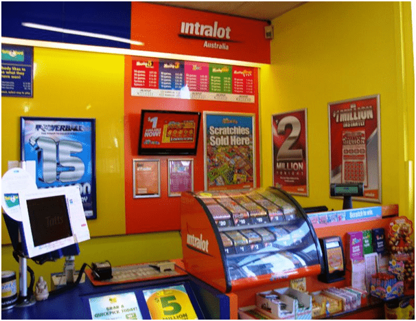 Lottery results at store