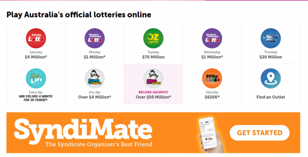 NSW lotteries in Australia