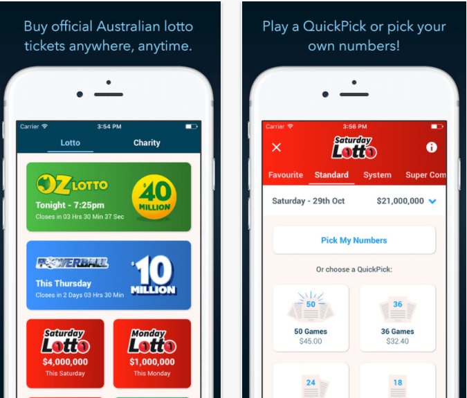 Oz lotto app